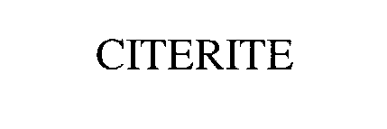 Trademark Logo CITERITE