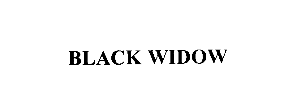 Trademark Logo BLACK WIDOW
