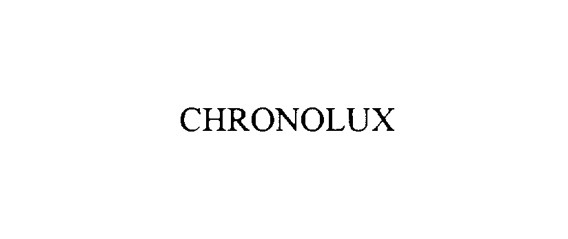  CHRONOLUX