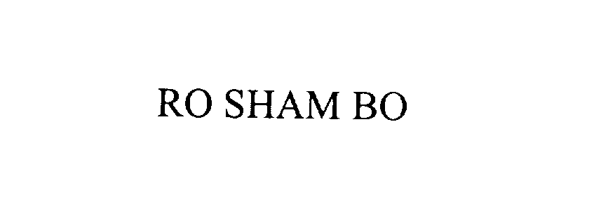 RO SHAM BO