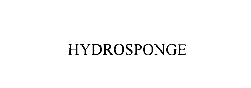  HYDROSPONGE