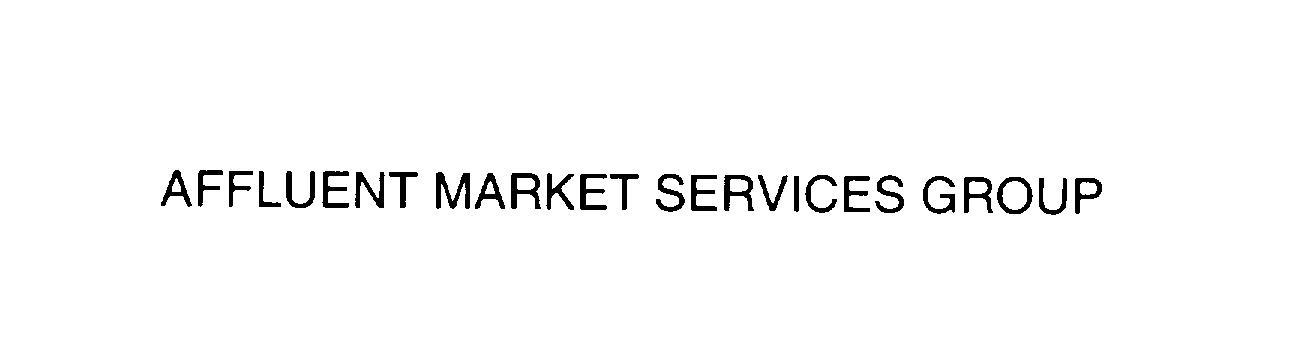 Trademark Logo AFFLUENT MARKET SERVICES GROUP