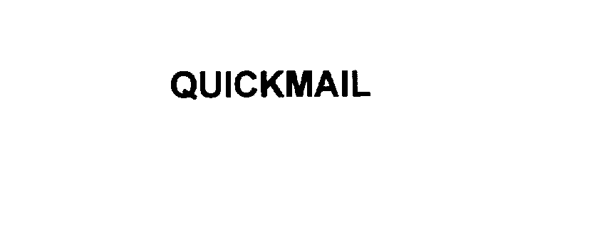Trademark Logo QUICKMAIL
