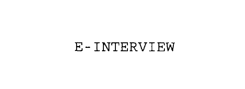Trademark Logo E-INTERVIEW