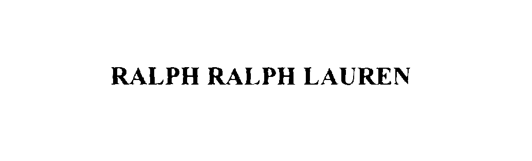 Trademark Logo RALPH RALPH LAUREN
