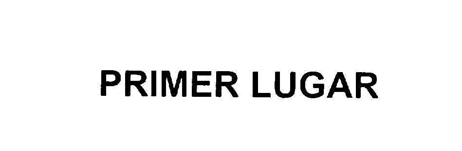 Trademark Logo PRIMER LUGAR