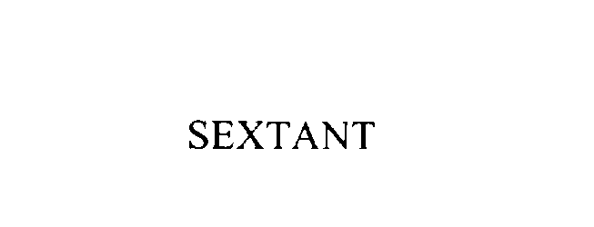 Trademark Logo SEXTANT