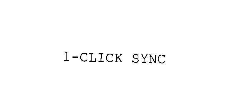  1-CLICK SYNC