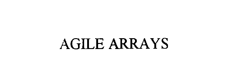  AGILE ARRAYS
