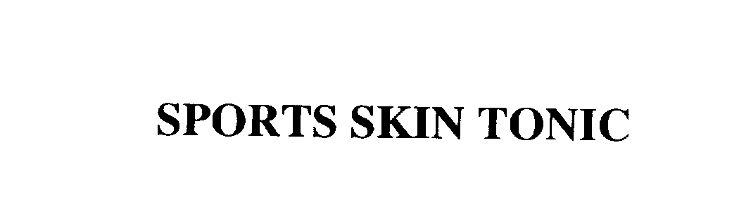 Trademark Logo SPORTS SKIN TONIC