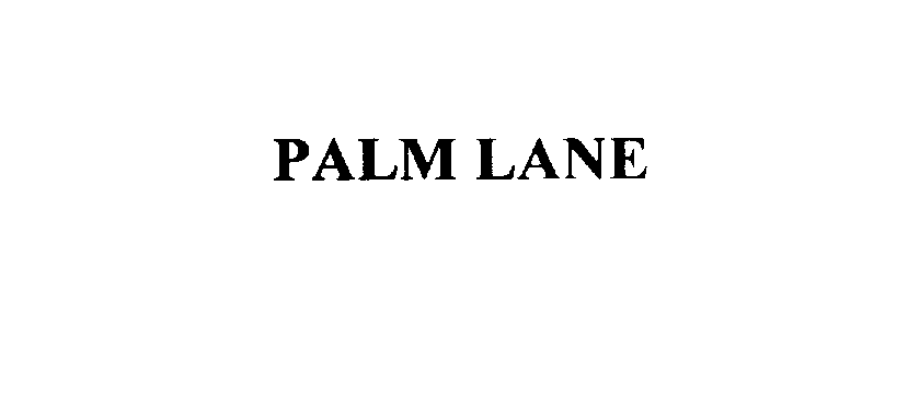 PALM LANE