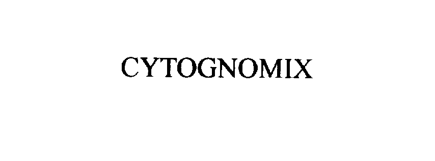 Trademark Logo CYTOGNOMIX