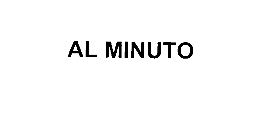 Trademark Logo AL MINUTO