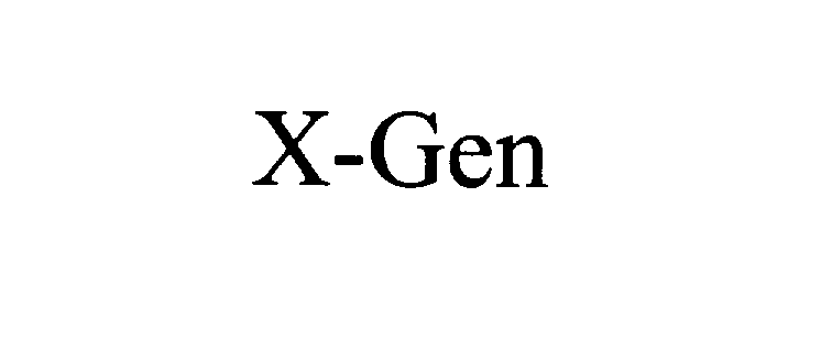 Trademark Logo X-GEN