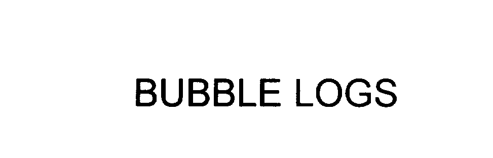 Trademark Logo BUBBLE LOGS