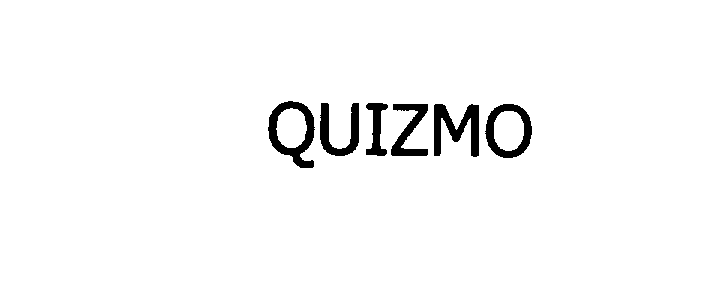 Trademark Logo QUIZMO