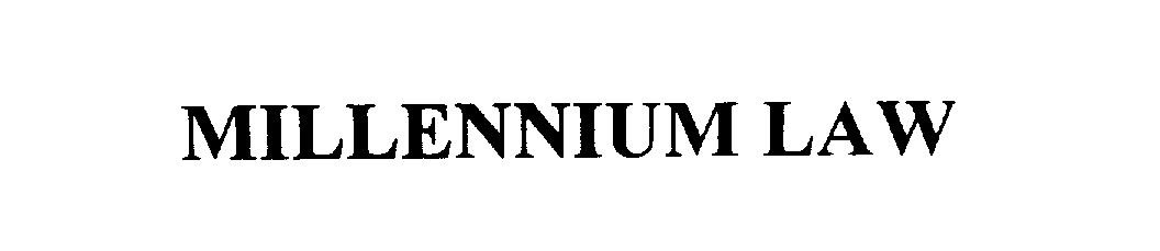 Trademark Logo MILLENNIUM LAW