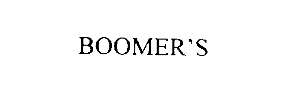  BOOMER'S