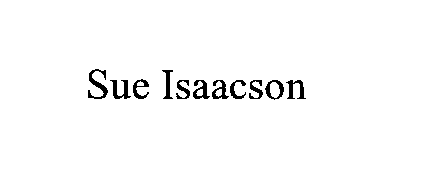 Trademark Logo SUE ISAACSON