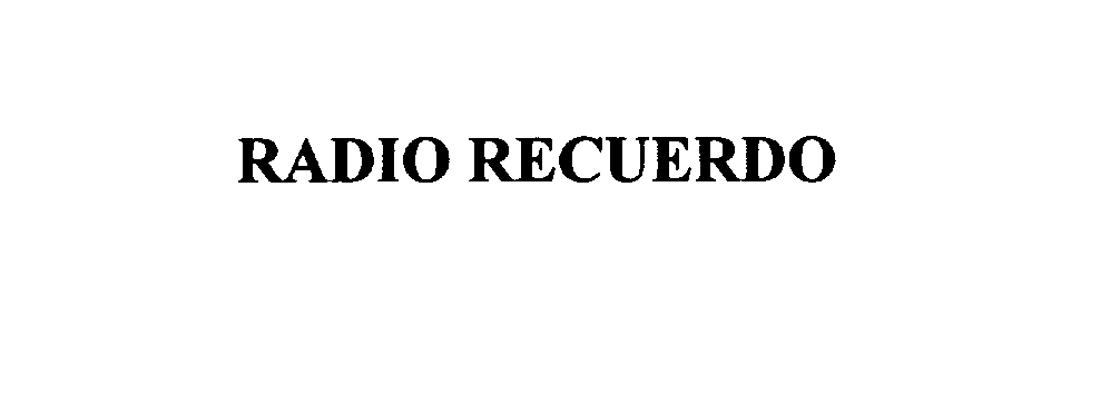  RADIO RECUERDO