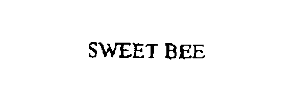 Trademark Logo SWEET BEE