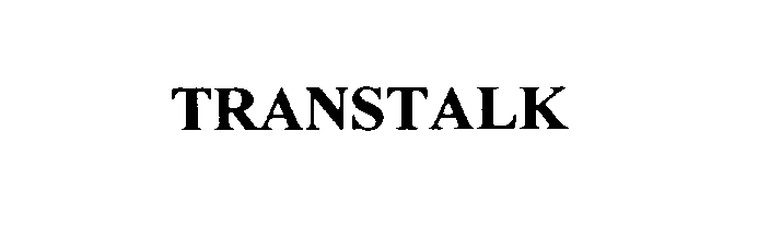 Trademark Logo TRANSTALK