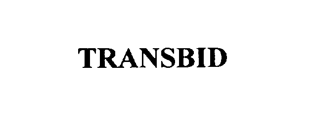 Trademark Logo TRANSBID