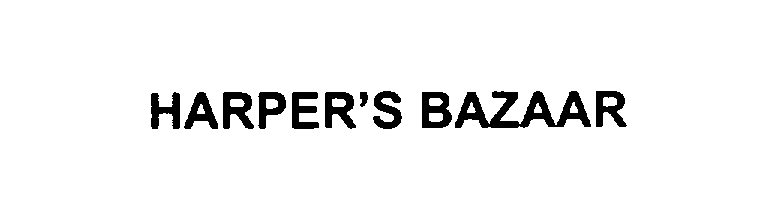 Trademark Logo HARPER'S BAZAAR