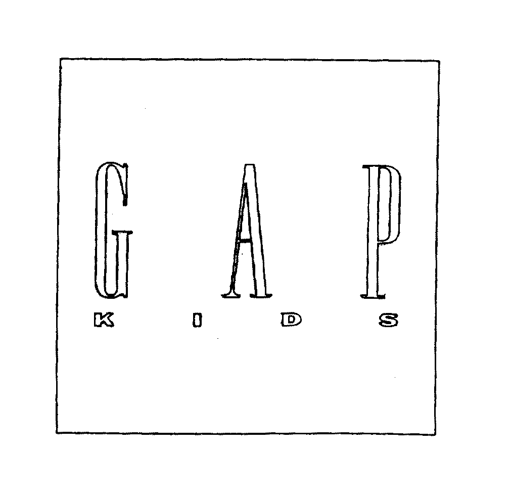 Trademark Logo GAP KIDS