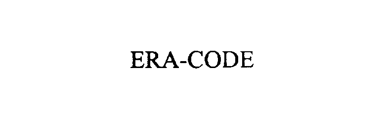 Trademark Logo ERA-CODE