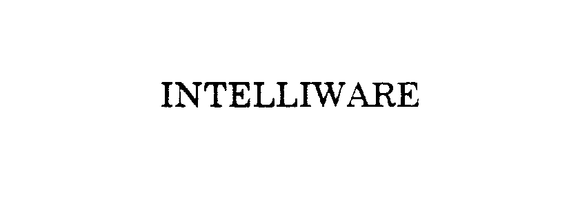 Trademark Logo INTELLIWARE