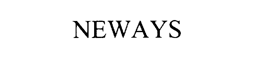 Trademark Logo NEWAYS