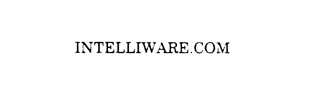 Trademark Logo INTELLIWARE.COM