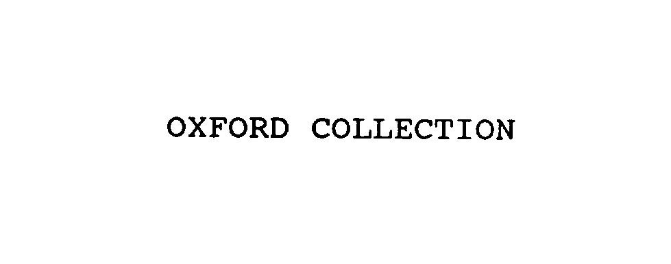  OXFORD COLLECTION
