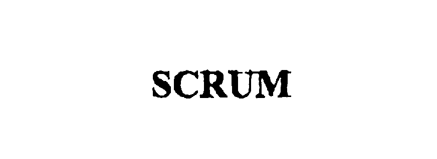 Trademark Logo SCRUM