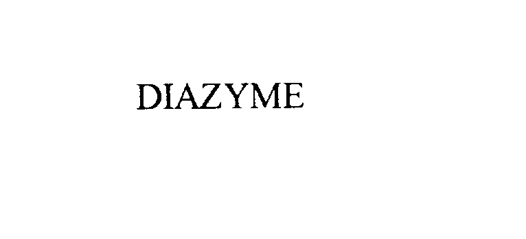 Trademark Logo DIAZYME