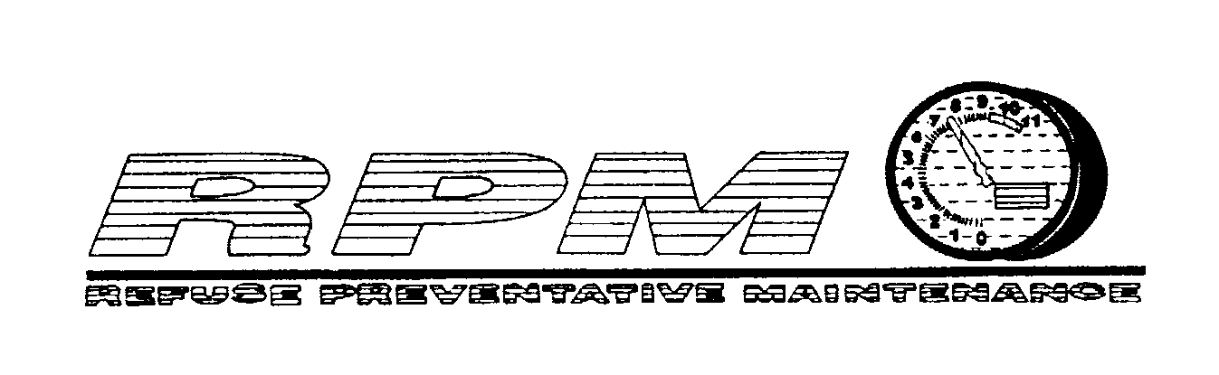 Trademark Logo RPM REFUSE PREVENTIVE MAINTENANCE