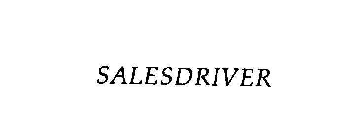 Trademark Logo SALESDRIVER