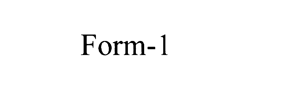  FORM-1