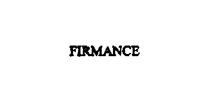  FIRMANCE