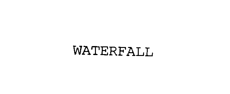 Trademark Logo WATERFALL