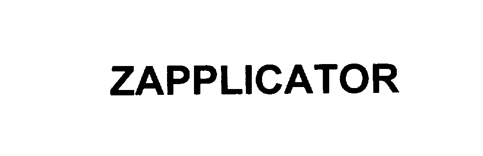 Trademark Logo ZAPPLICATOR