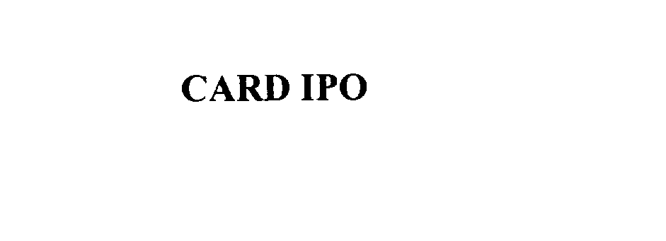 CARD IPO