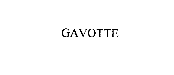  GAVOTTE