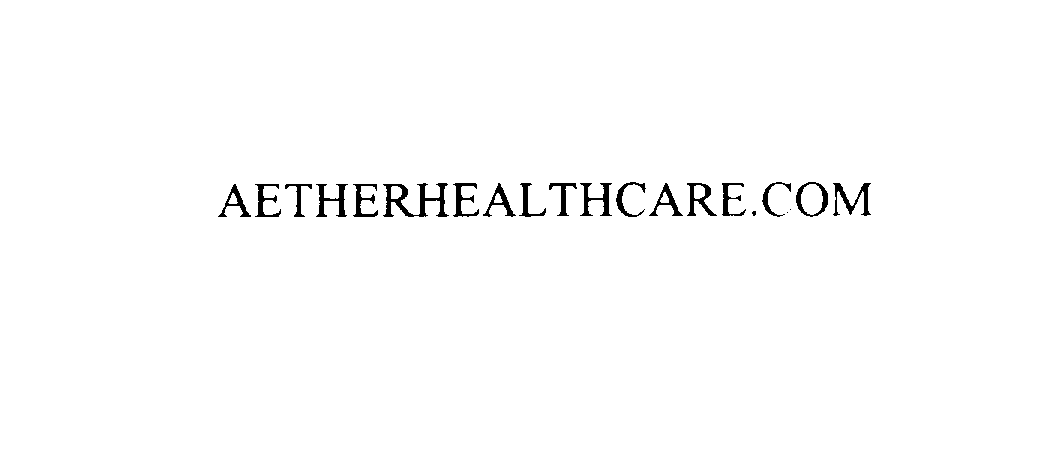  AETHERHEALTHCARE.COM