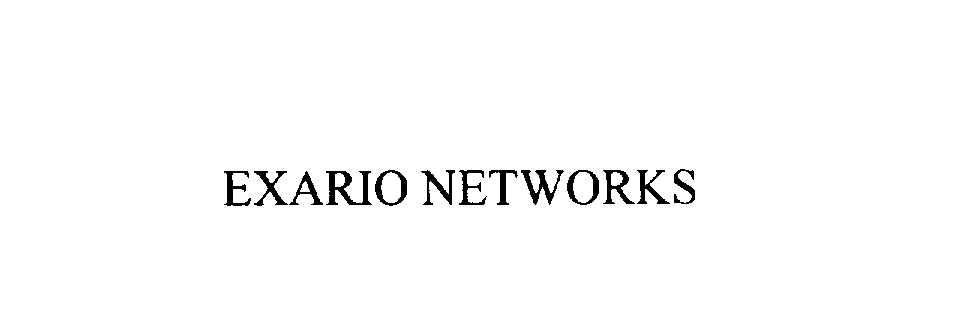 Trademark Logo EXARIO NETWORKS