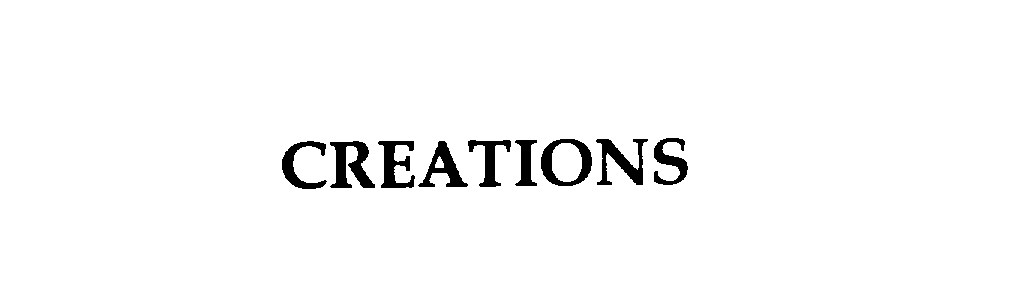 Trademark Logo CREATIONS
