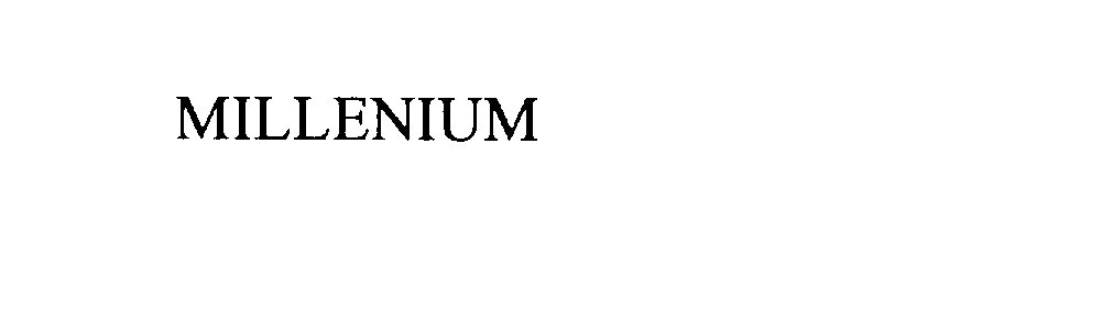 Trademark Logo MILLENIUM