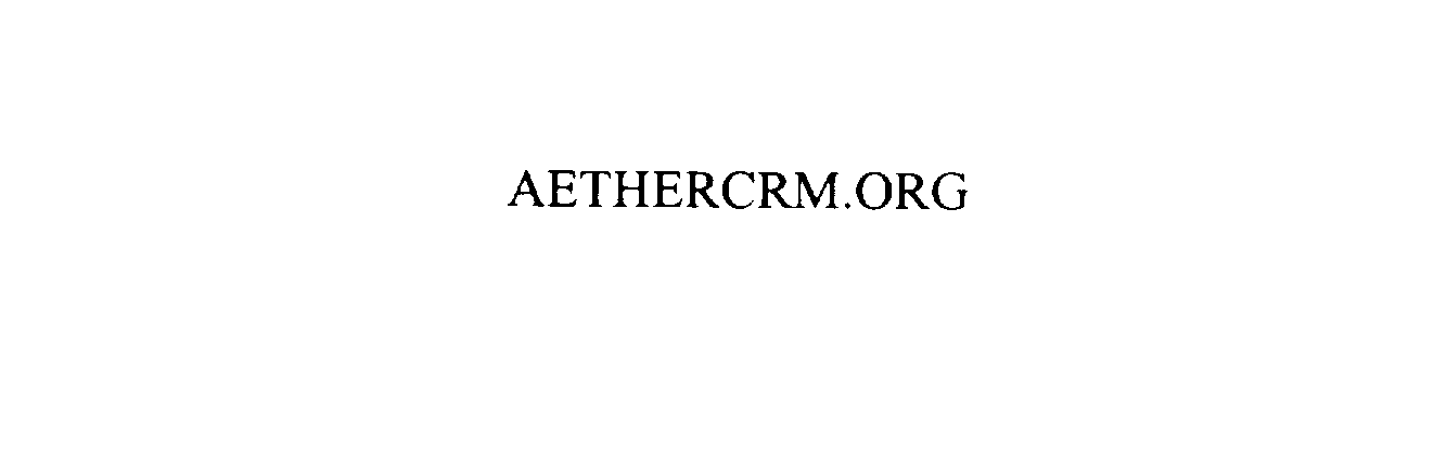 AETHERCRM.ORG