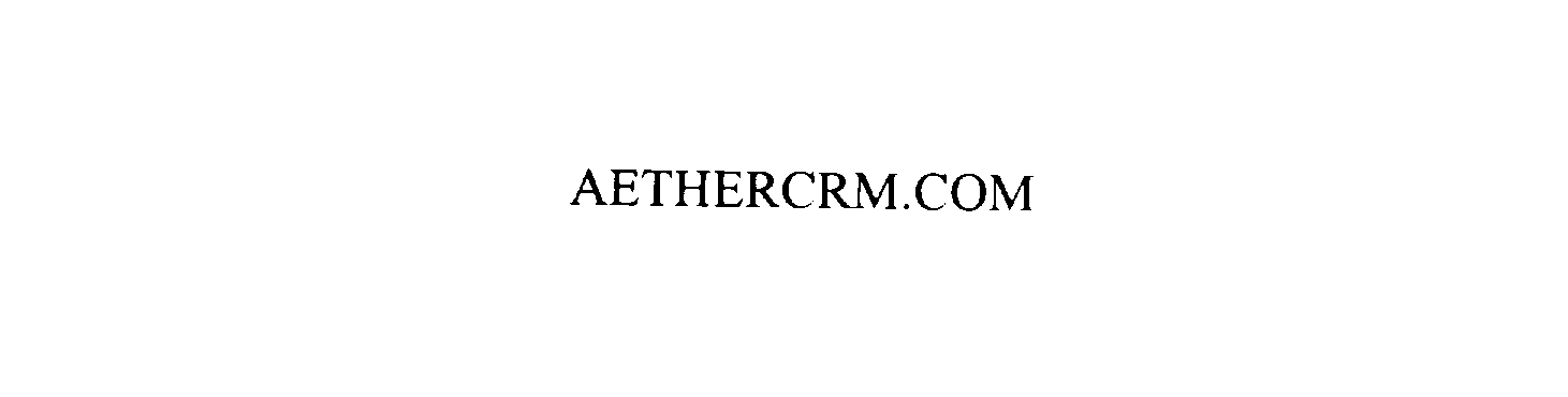  AETHERCRM.COM